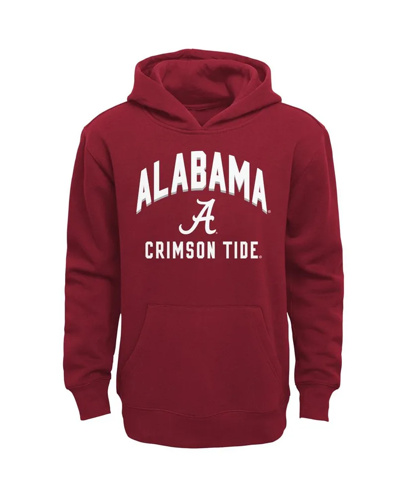 Toddler Boys Crimson, Gray Alabama Crimson Tide Play-By-Play Pullover Fleece Hoodie and Pants Set