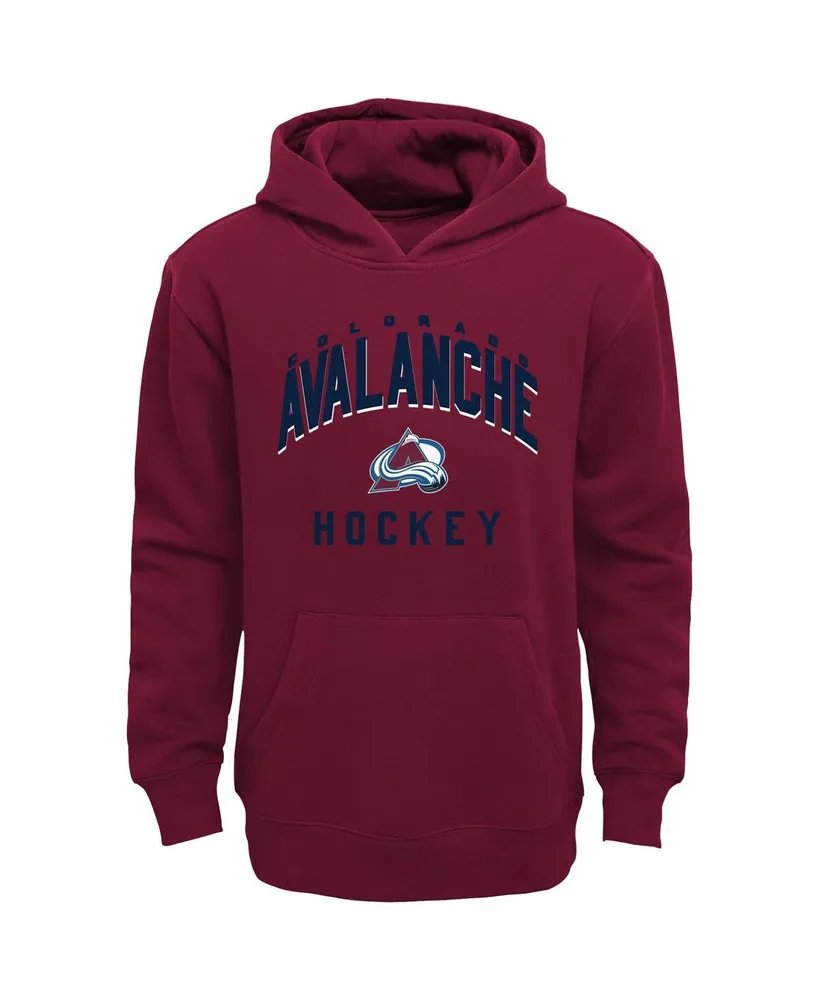 Toddler Boys Garnet, Heather Gray Colorado Avalanche Play by Pullover Hoodie and Pants Set