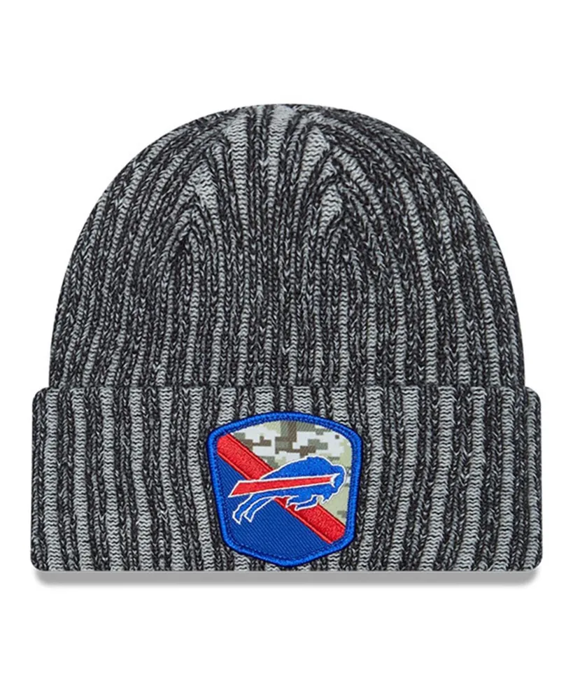 Youth Boys New Era Black Buffalo Bills 2023 Salute To Service Cuffed Knit Hat