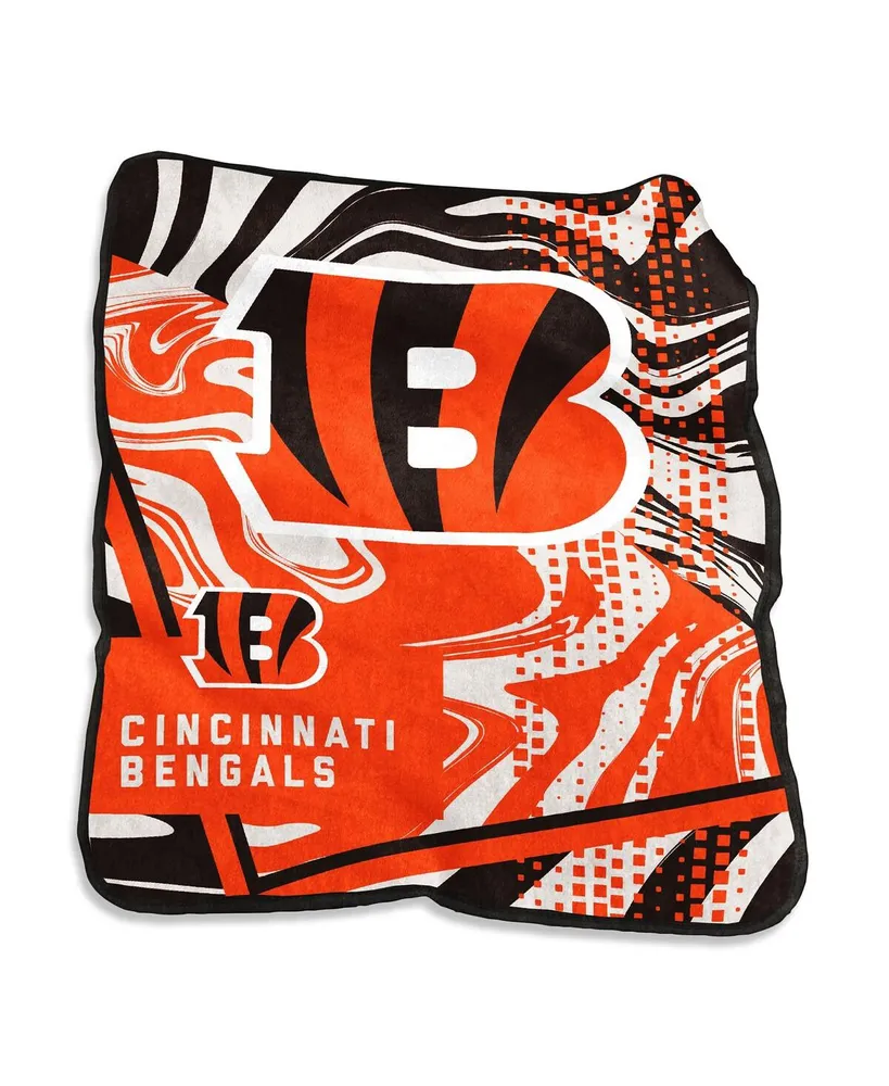 Cincinnati Bengals 50" x 60" Swirl Raschel Throw Blanket