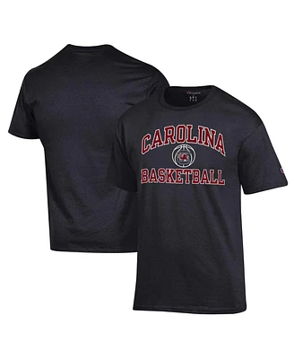 Men's Champion Black South Carolina Gamecocks Basketball Icon T-shirt