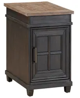 Dawnwood 24" Wood Chairside Table, Created for Macy's