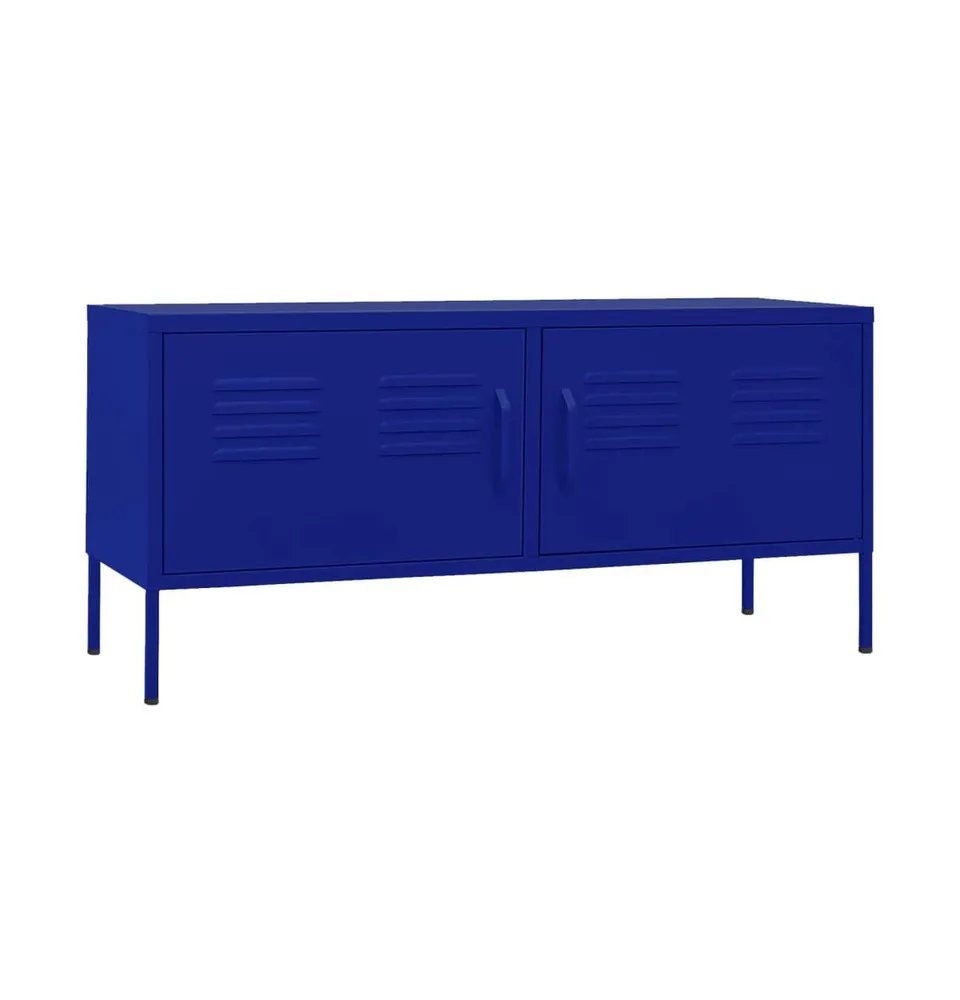 Tv Stand Navy Blue 41.3"x13.8"x19.7" Steel