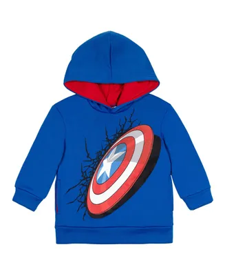 Marvel Spider-Man Avengers Hulk Miles Morales Captain America Fleece Hoodie Toddler| Child Boys