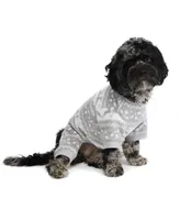 Hotel Doggy Cozy Plush Holiday Print Onesie Dog