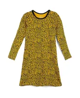 Mightly Toddler Fair Trade Organic Cotton Girls Long Sleeve T-Shirt Dress