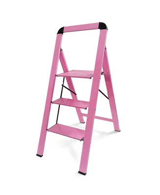 3 - Step Aluminum Folding Step Stool For Home and Garden