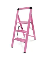3 - Step Aluminum Folding Step Stool For Home and Garden