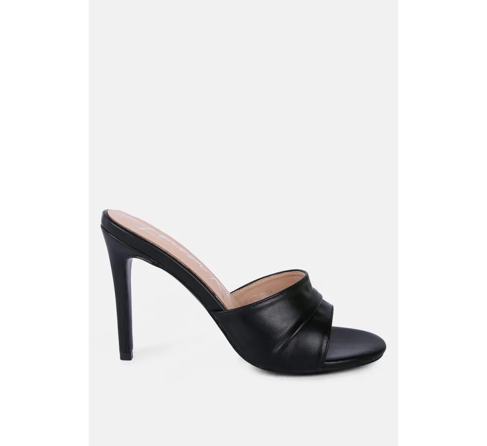 3Rd Divorce Wide Strap Casual High Heels