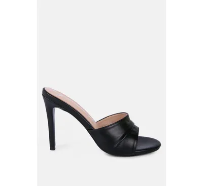 3Rd Divorce Wide Strap Casual High Heels