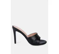 3Rd Divorce Wide Strap Casual High Heels