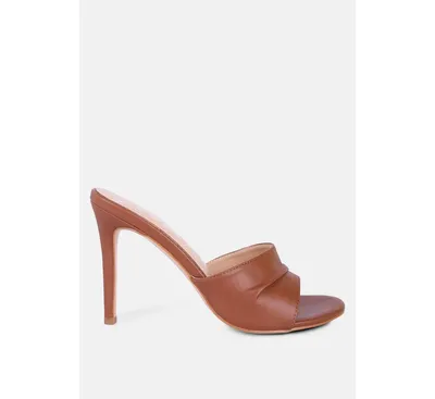 3Rd Divorce Wide Strap Casual High Heels