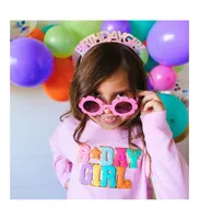 Child Girl's Pastel Rainbow Birthday Girl Headband