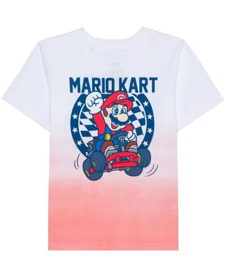 Hybrid Toddler and Little Boys Mario Kart Short Sleeve T-shirt