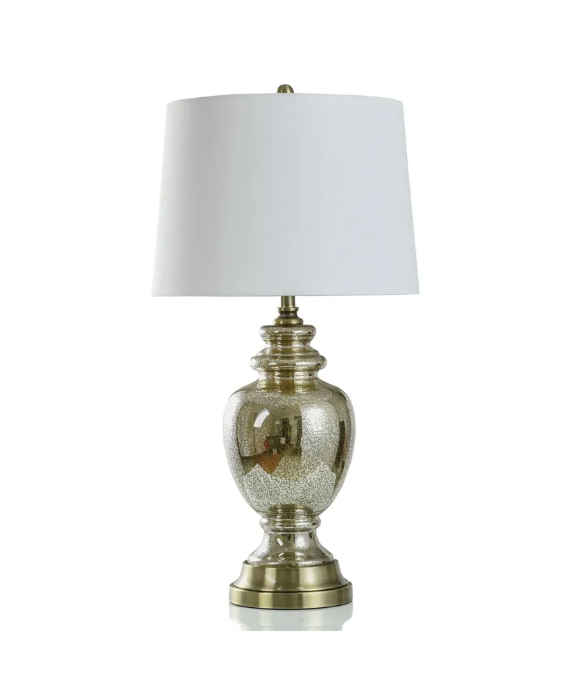 33.5" Antique-Like Glass Table Lamp