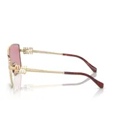 Miu Miu Women's Sunglasses, Mirror Mu 51ZS