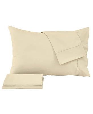 Premium Comforts Solid Microfiber Ultra Soft 3-Pc. Sheet Set, Twin