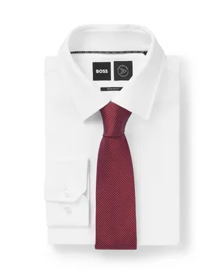 Boss by Hugo Boss Men's All-Over Pattern Silk Jacquard Tie