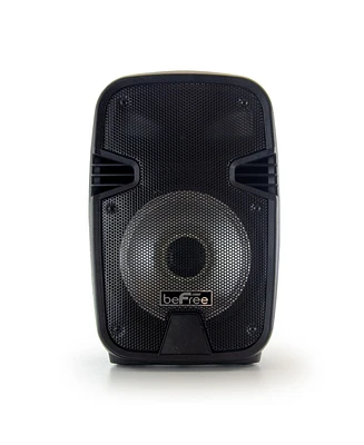 Be Free Sound 8 Inch 400 Watts Bluetooth Portable Party Speaker with Usb, Sd Input and Reactive Lights