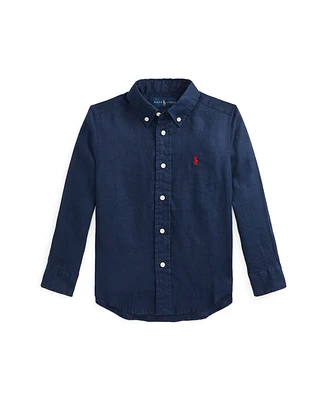 Polo Ralph Lauren Toddler and Little Boys Linen Shirt