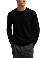 Boss by Hugo Men's Graphic-Jacquard Sweater