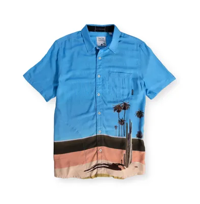 Baja Llama Men's 5PM - Nighthawk Button Up Shirt
