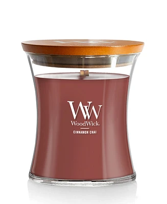 WoodWick Cinnamon Chai Medium Hourglass Candle, 9.7 oz