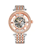 Stuhrling Delphi 3944 Automatic 38mm Ladies Skeleton Watch