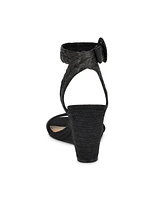 Nine West Women's Nerisa Woven Wedge Sandals