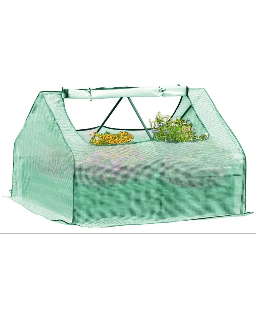 Aoodor 51''x39''x35.4''. Green Outdoor Mini Greenhouse Water Resistant - Green