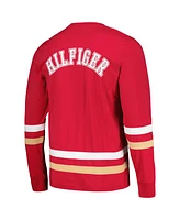 Men's Tommy Hilfiger Red, Gold San Francisco 49ers Nolan Long Sleeve T-shirt