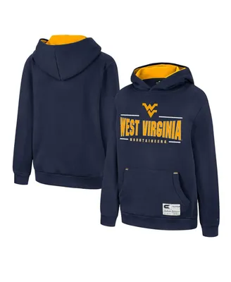 Big Boys Colosseum Navy West Virginia Mountaineers Lead Guitarists Pullover Hoodie