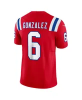 Men's Nike Christian Gonzalez Red New England Patriots Vapor F.u.s.e. Limited Jersey