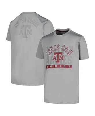 Big Boys Colosseum Gray Texas A&M Aggies Jones T-shirt