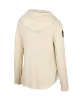 Women's Colosseum Cream Oklahoma Sooners Oht Military-Inspired Appreciation Casey Raglan Long Sleeve Hoodie T-shirt