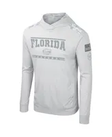 Men's Colosseum Gray Florida Gators Oht Military-Inspired Appreciation Long Sleeve Hoodie T-shirt