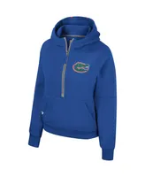 Women's Colosseum Royal Florida Gators Margo Raglan Half-Zip Hoodie