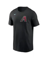 Men's Nike Alek Thomas Black Arizona Diamondbacks 2024 Fuse Name and Number T-shirt