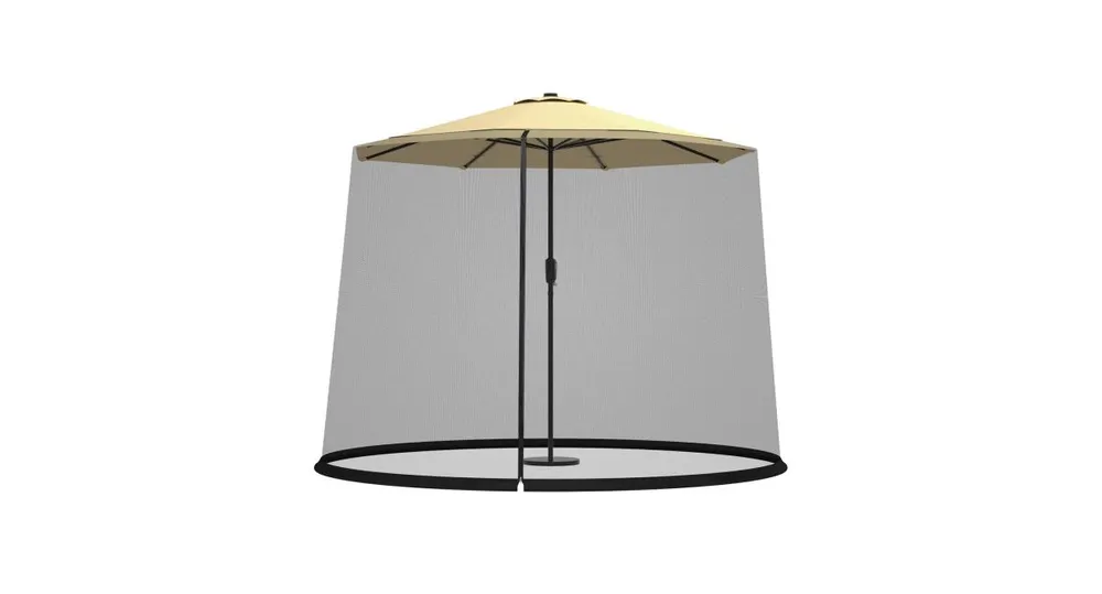 9 -10 Feet Outdoor Umbrella Table Screen Mosquito Bug Insect Net