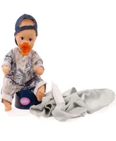 Gotz Little Aquini Boy Drink Wet Bath Doll