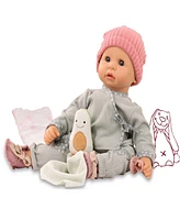 Gotz Cookie Soft Baby Doll in Gray Outfit