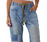 Free People Women's Moxie Cotton Low-Slung Barrel Jeans