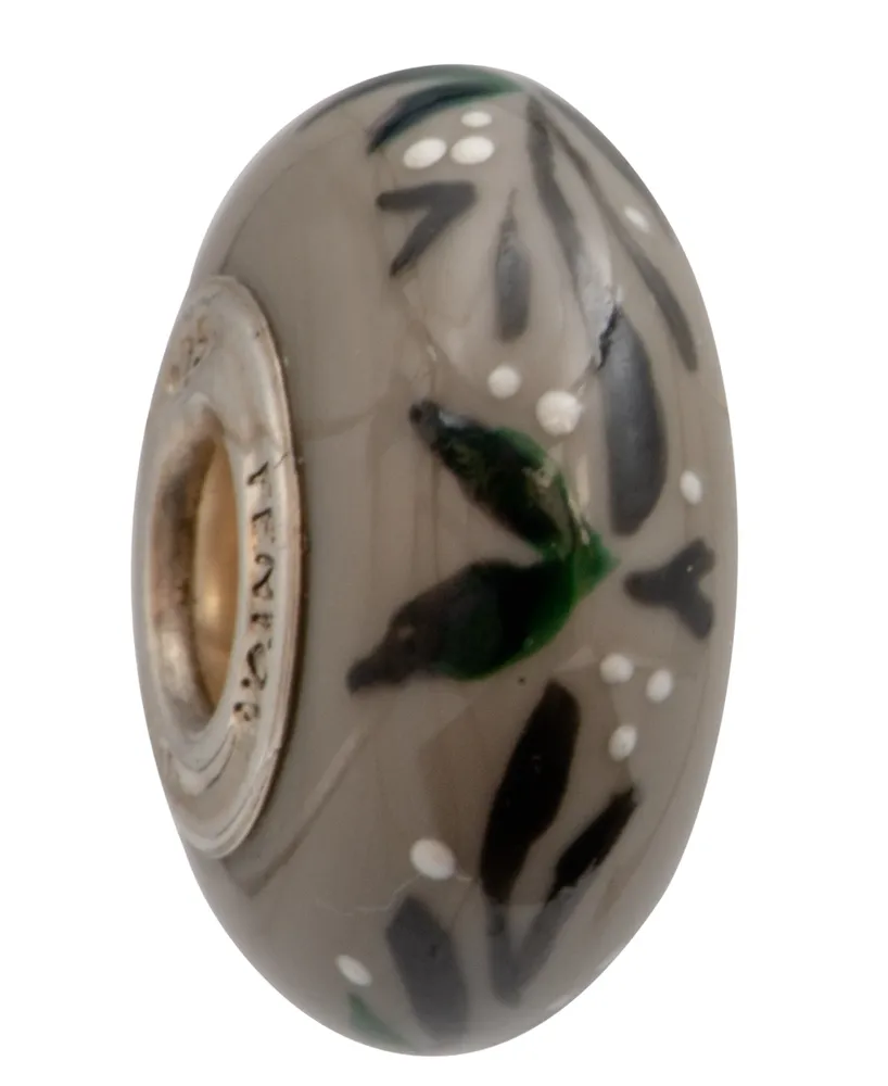 Fenton Glass Jewelry: Fenton Fronds Glass Charm - Multi