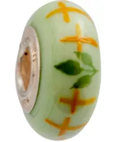 Fenton Glass Jewelry: Easter Bead Glass Charm - Multi