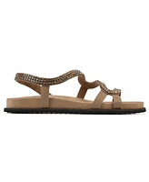 White Mountain Women's Majorette Footbed Flat Sandals