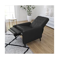 Darcy Recliner Chair Mid-Century Modern Tufted Upholstery Ergonomic Push Back Living Room