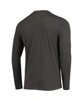 Men's Concepts Sport Cardinal, Heathered Charcoal Distressed Stanford Cardinal Meter Long Sleeve T-shirt and Pants Sleep Set