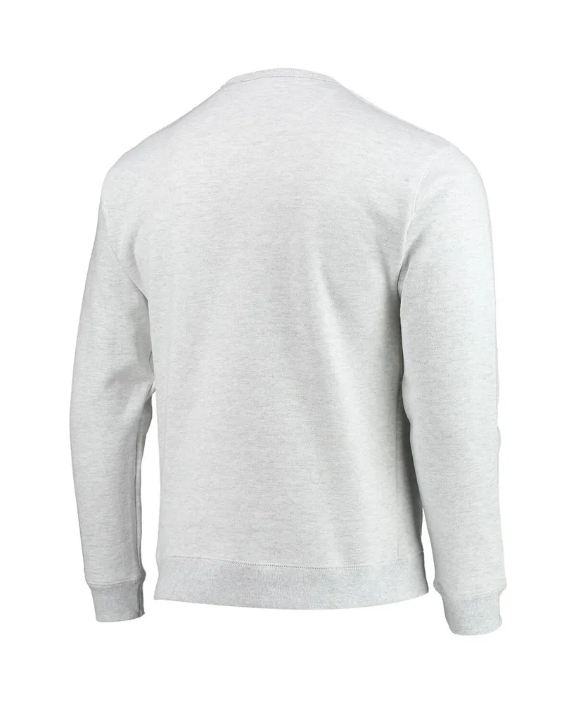 Men's League Collegiate Wear Heathered Gray Distressed Kentucky Wildcats Upperclassman Pocket Pullover Sweatshirt