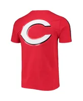 Men's Pro Standard Red, Black Cincinnati Reds Taping T-shirt