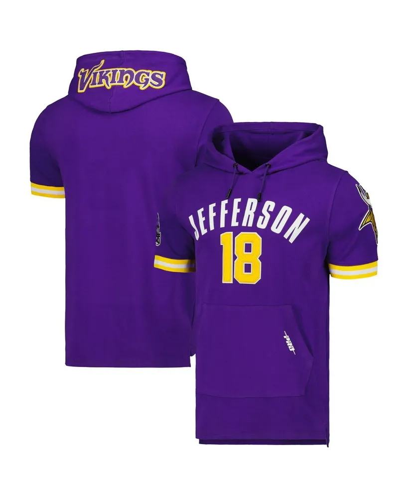 Men's Pro Standard Justin Jefferson Purple Minnesota Vikings Player Name and Number Hoodie T-shirt
